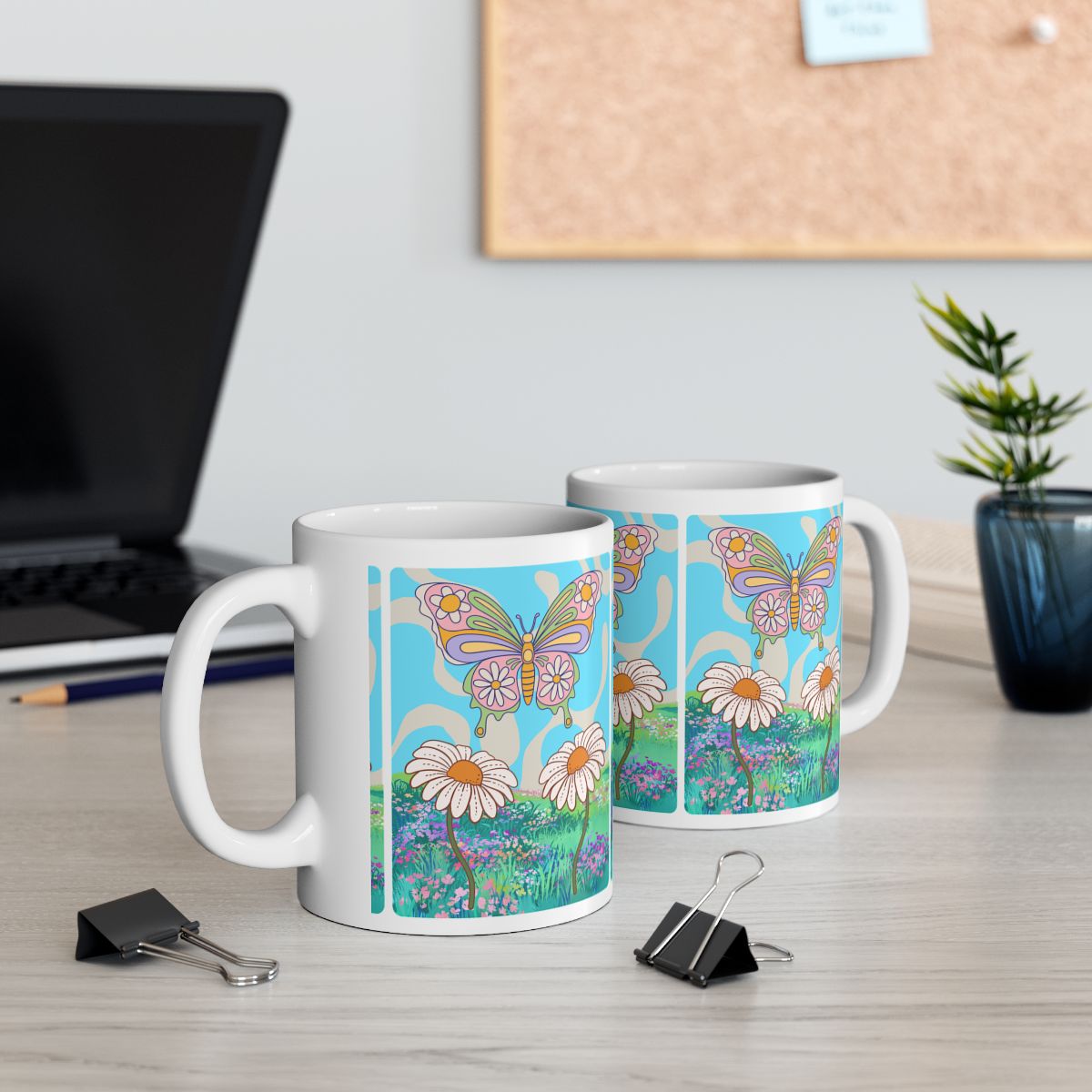 Butterfly Kisses Ceramic Mug | 2 sizes