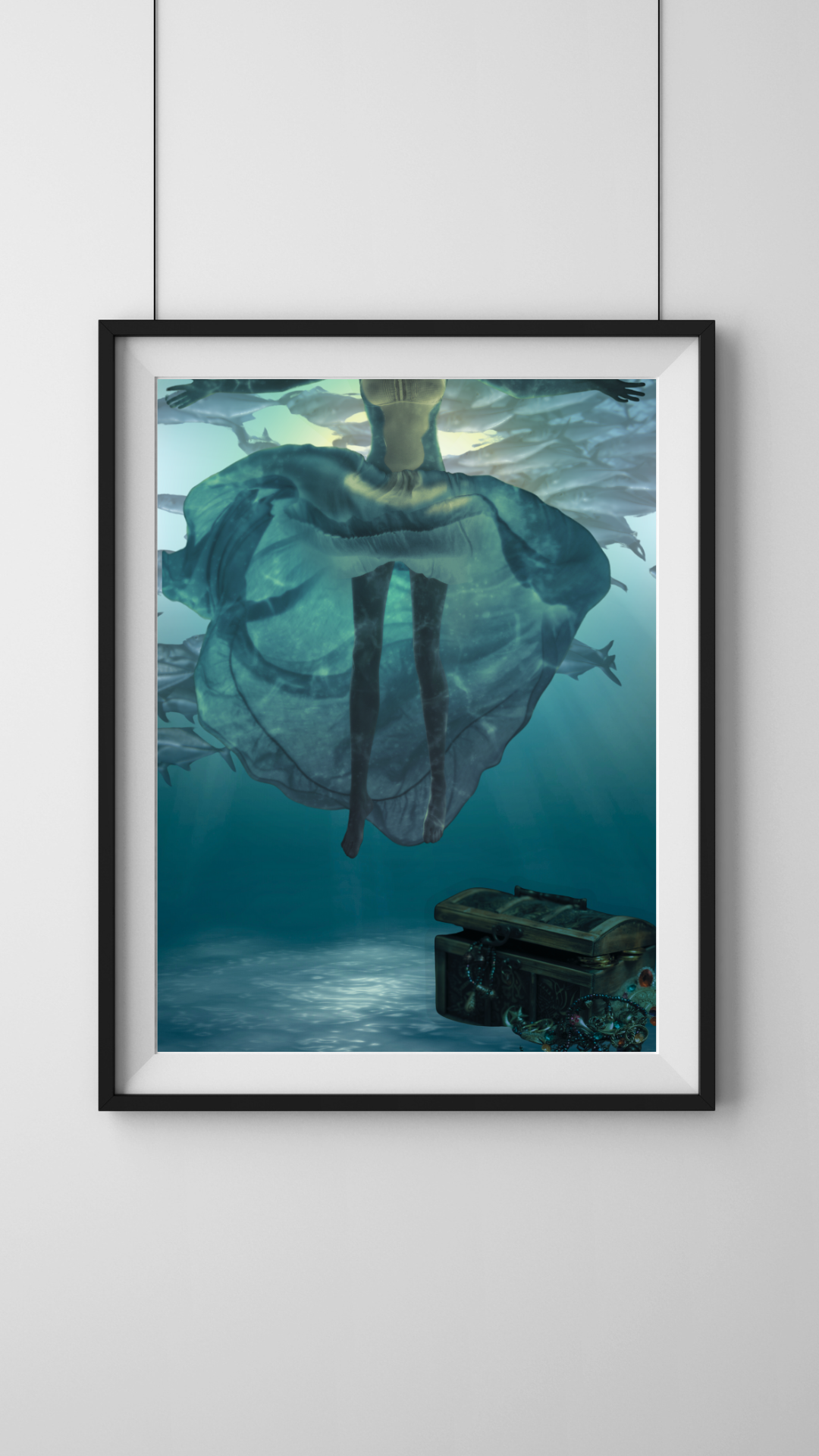 Under the Sea | Ethereal Ocean Art | Matte Poster