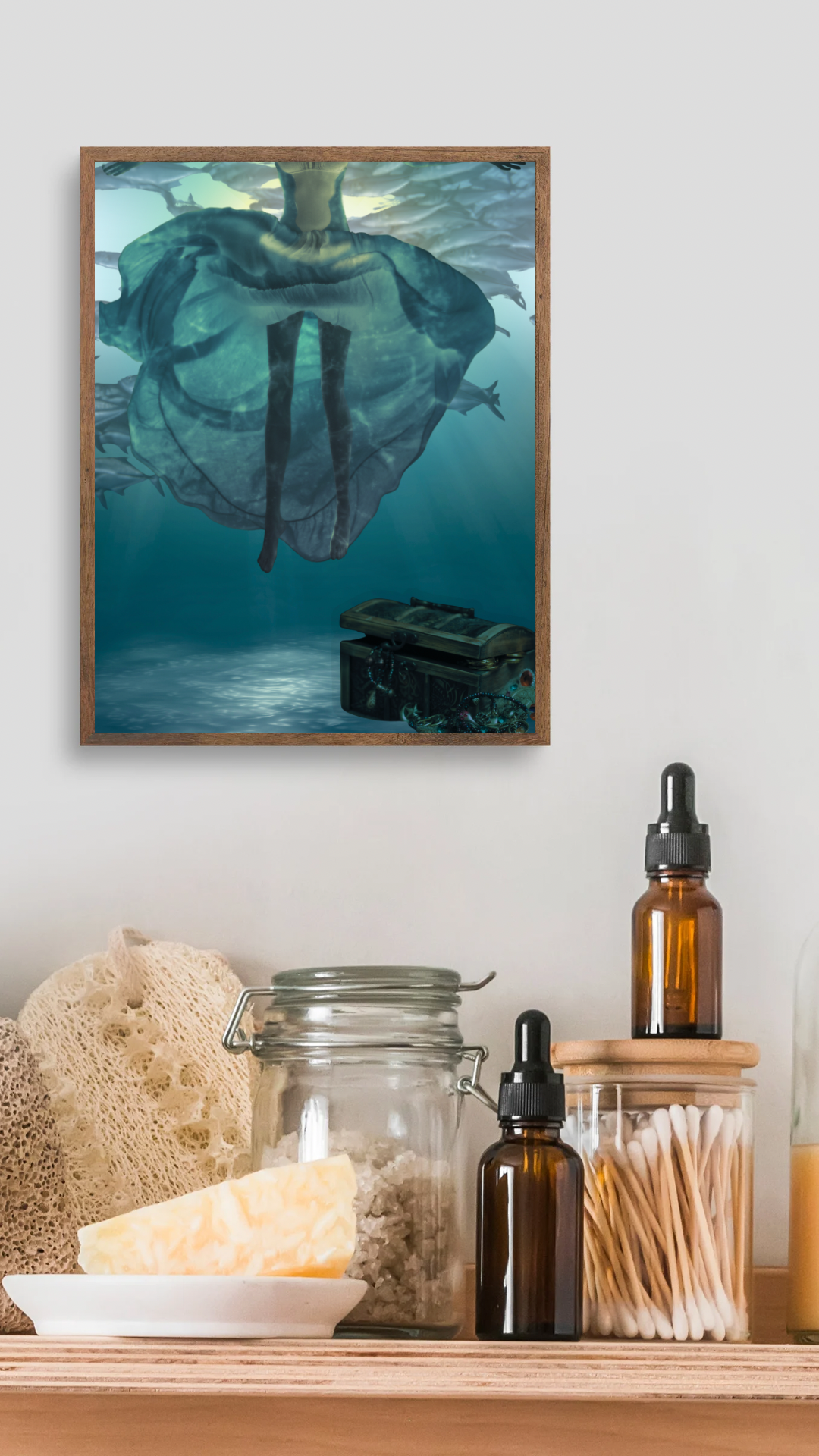 Under the Sea | Ethereal Ocean Art | Matte Poster