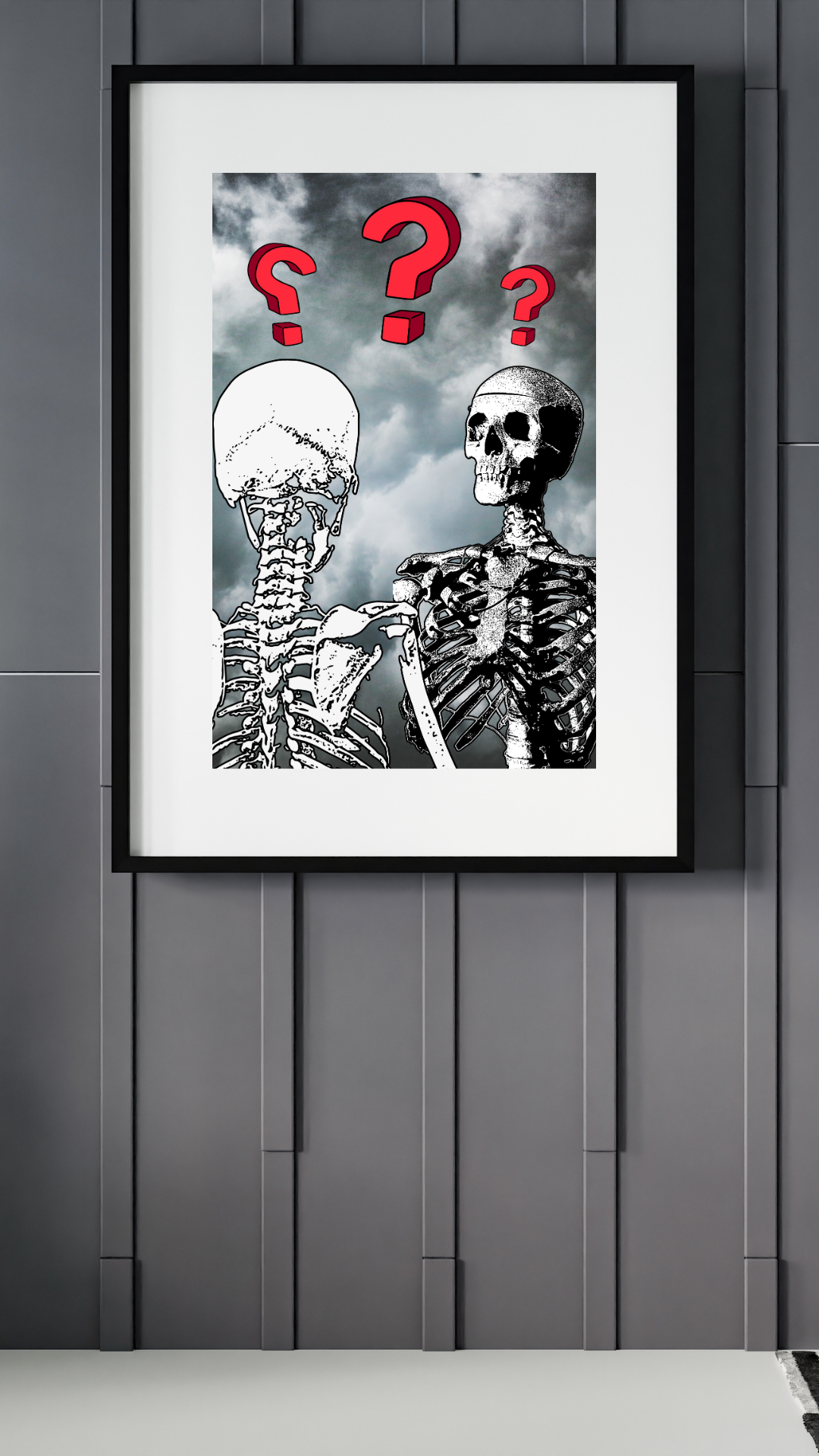 Parallel Universe Wall Art | Grunge Matte Poster