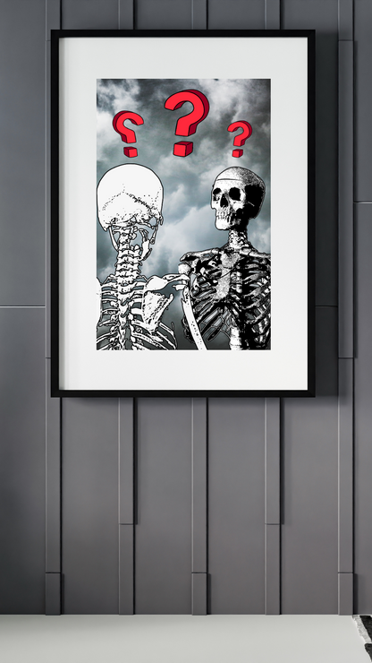 Parallel Universe Wall Art | Grunge Matte Poster