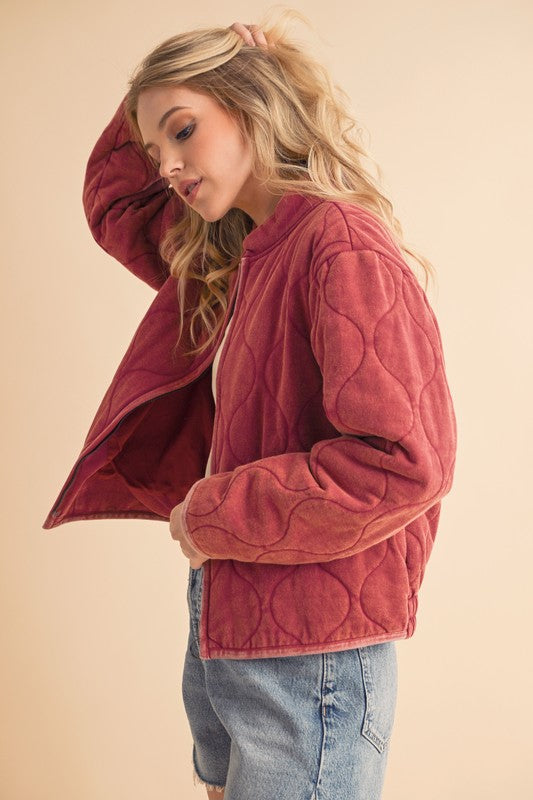 Cabin Nights Quilted Jacket